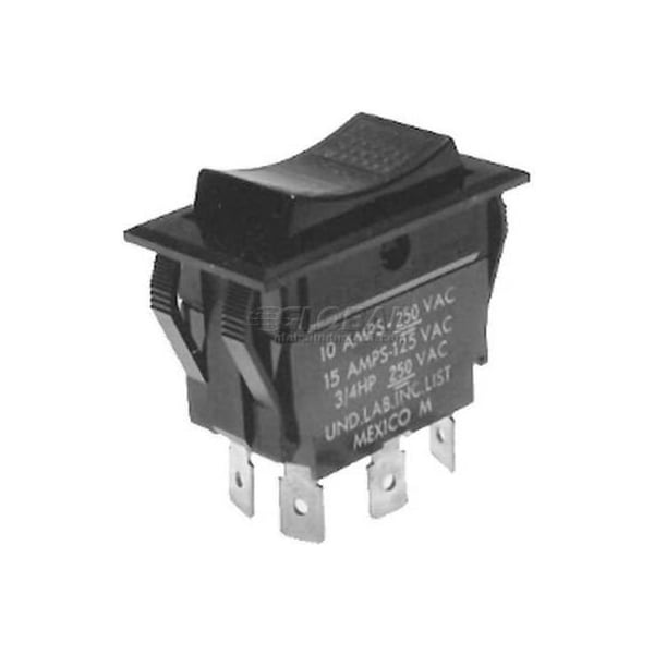 Allpoints Switch, 125/250V, 10/15A, Black W/Red Light, For Vulcan, 715112 42-1304-VUL - main